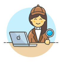Detective 1 6 Illustration from UX Colors Set