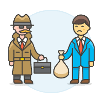 Detective Deal 1 Illustration from UX Colors Set