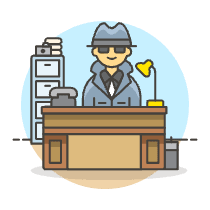 Detective Office 5 Illustration from UX Colors Set