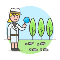 Detective Search 4 Illustration from UX Colors Set