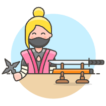 Ninja 2 Illustration from UX Colors Set