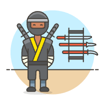 Ninja Weapons 3 Illustration from UX Colors Set