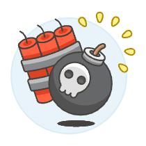 Bomb 2 Illustration from UX Colors Set