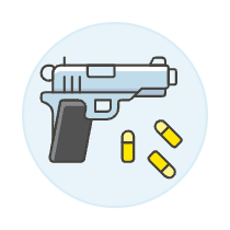 Handgun Illustration from UX Colors Set
