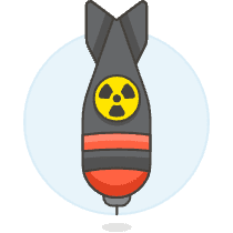 Nuclear Bomb 1 Illustration from UX Colors Set