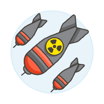 Nuclear Bomb 2 Illustration from UX Colors Set