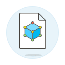 3D File Illustration from UX Colors Set