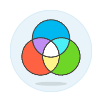 Color Additive Illustration from UX Colors Set