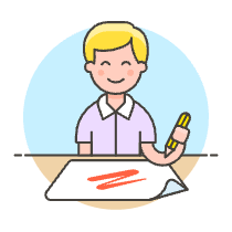 Artist Drawing 1 Illustration from UX Colors Set