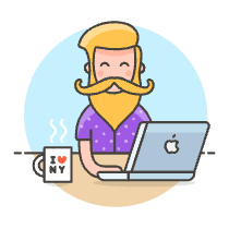Designer 1 Illustration from UX Colors Set