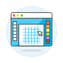 App Ui Workspace 1 Illustration from UX Colors Set