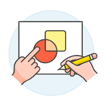 Draw Subtractive 1 Illustration from UX Colors Set