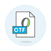 Otf File Illustration from UX Colors Set