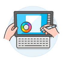 Surface Studio 1 Illustration from UX Colors Set