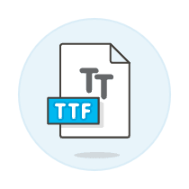 Ttf File Illustration from UX Colors Set