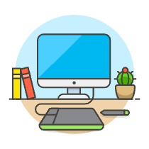 Workspace 1 Illustration from UX Colors Set