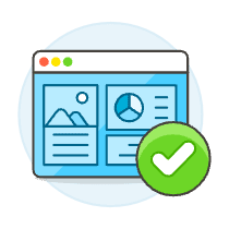Design Approved Illustration from UX Colors Set