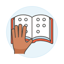Braille Book 3 Illustration from UX Colors Set