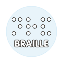 Braille System Illustration from UX Colors Set