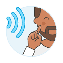 Hand Sign Language 3 Illustration from UX Colors Set