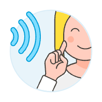 Hand Sign Language 4 Illustration from UX Colors Set