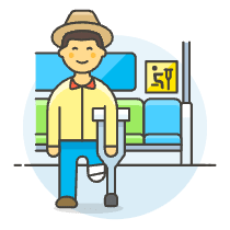 Priority Seat 1 4 Illustration from UX Colors Set