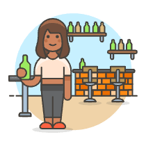 Bar Client 1 5 Illustration from UX Colors Set