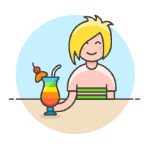 Bar Client 3 1 Illustration from UX Colors Set