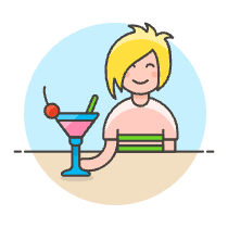 Bar Client 4 1 Illustration from UX Colors Set