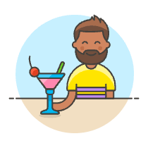 Bar Client 4 2 Illustration from UX Colors Set
