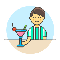 Bar Client 4 3 Illustration from UX Colors Set