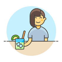 Bar Client 5 6 Illustration from UX Colors Set