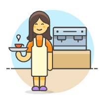 Barista 1 6 Illustration from UX Colors Set