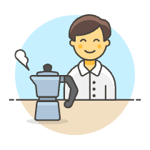 Barista 3 5 Illustration from UX Colors Set