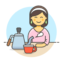 Barista 3 6 Illustration from UX Colors Set