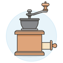Coffee Grinder 2 Illustration from UX Colors Set