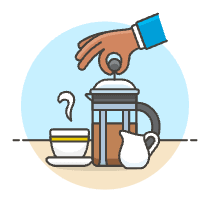 Coffee Making 2 3 Illustration from UX Colors Set