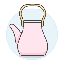 Tea Pot 3 Illustration from UX Colors Set