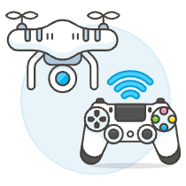 Drone Controller 2 Illustration from UX Colors Set