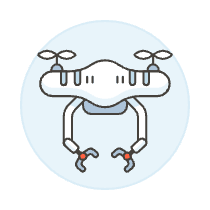 Reobotic Drone Illustration from UX Colors Set