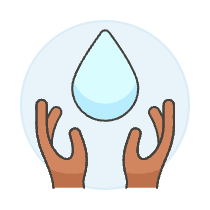 Save Water 2 Illustration from UX Colors Set