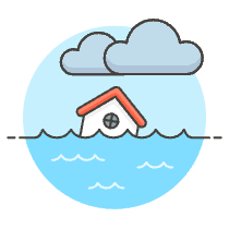 Flood Illustration from UX Colors Set