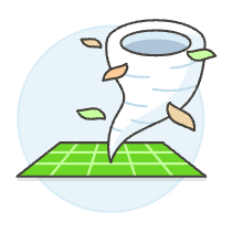 Typhoon Illustration from UX Colors Set