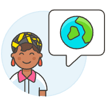 Earth Talk 6 Illustration from UX Colors Set