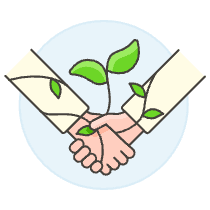 Eco Agreement 1 Illustration from UX Colors Set