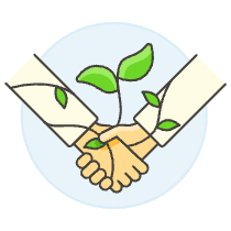 Eco Agreement 2 Illustration from UX Colors Set