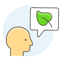 Eco Speech 2 Illustration from UX Colors Set