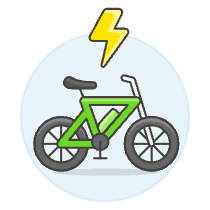 E Bike Illustration from UX Colors Set
