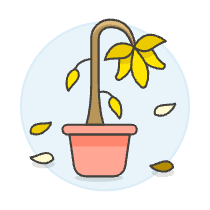 Dead Plant Illustration from UX Colors Set