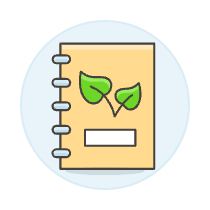 Recycle Notebook Illustration from UX Colors Set